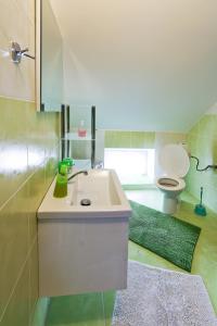 A bathroom at Apartman Miky