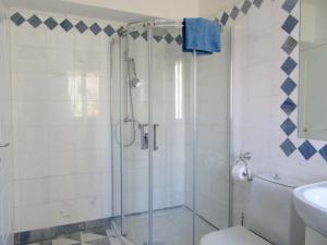 Koupelna v ubytování B&B Le Palme
