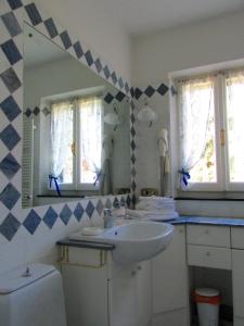 Koupelna v ubytování B&B Le Palme + 37 fotografií