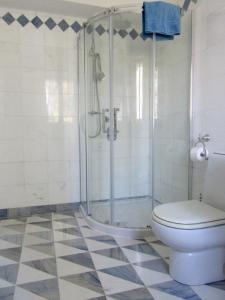 Koupelna v ubytování B&B Le Palme