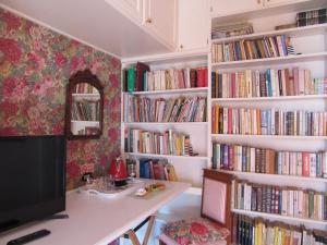 Knihovna v bed and breakfast