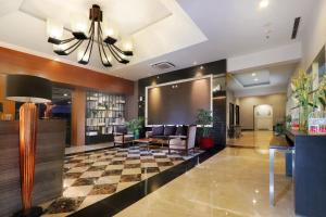 A seating area at Pranaya Boutique Hotel