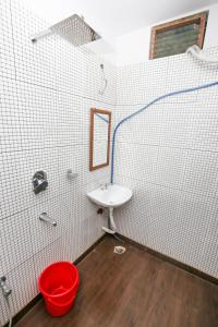 Koupelna v ubytování Hotel Cecil