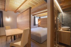 Postel nebo postele na pokoji v ubytování Hotel Centrale
