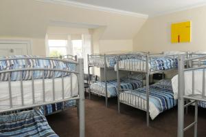 a group of bunk beds in a room at The Hostel in Edinburgh