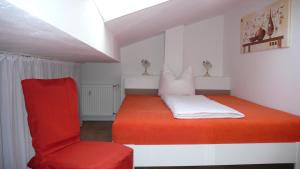 Ένα ή περισσότερα κρεβάτια σε δωμάτιο στο Apartment Spitzenblick