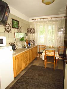 Kuchyň nebo kuchyňský kout v ubytování Zolotaya Bukhta