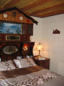 Postel nebo postele na pokoji v ubytování Brucktal Apartment