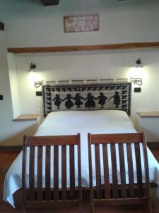 Krevet ili kreveti u jedinici u objektu La Rocca Chianti Hospitality