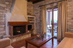 Posezení v ubytování Enastron Villas