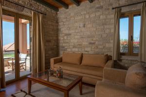 Posezení v ubytování Enastron Villas