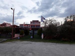 Budova, kde se aparthotel nachází