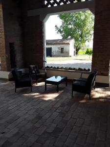 Patio nebo venkovní prostory v ubytování Mu & Mu