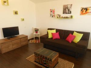 TV a/nebo společenská místnost v ubytování Apartments Marino