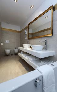 Koupelna v ubytování Hotel Hoffmeister