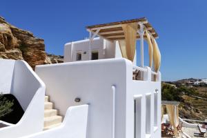 Uma varanda ou terraço em La Maison Blanche