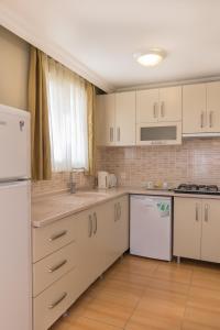 Kuchyň nebo kuchyňský kout v ubytování Hotel Dost