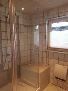 Koupelna v ubytování Ferienwohnung Regenbogen