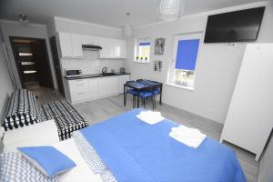 Kuchyňa alebo kuchynka v ubytovaní Mazuria Apartamenty