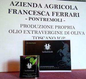 Certifikát, hodnocení, plakát nebo jiný dokument vystavený v ubytování Agriturismo Lucchetti Ferrari