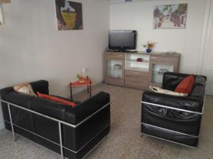 TV a/nebo společenská místnost v ubytování B&B Dimora Lucia e Dalila