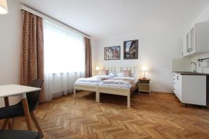 Posteľ alebo postele v izbe v ubytovaní Villa Gallistl