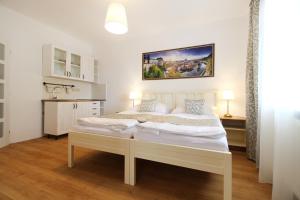 Posteľ alebo postele v izbe v ubytovaní Villa Gallistl