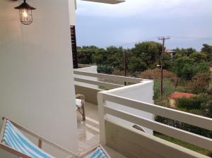Balkón nebo terasa v ubytování Apartments Aliki