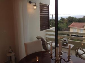 Balkón nebo terasa v ubytování Apartments Aliki