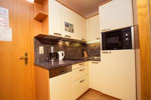Kuchyň nebo kuchyňský kout v ubytování Apparthotel Panorama