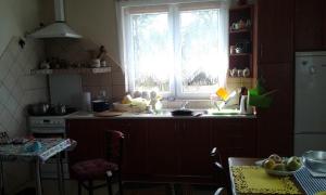 A kitchen or kitchenette at Uroczysko Ostoja