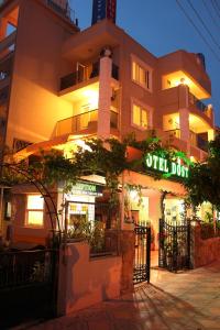 a building with a sign that reads old dust at Hotel Dost in Marmaris