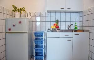 Kuchyň nebo kuchyňský kout v ubytování Apartments Jadranovo