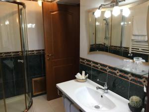 Koupelna v ubytování Hotel Al Ritrovo