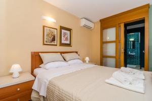 Postel nebo postele na pokoji v ubytování Studio apartment Antica