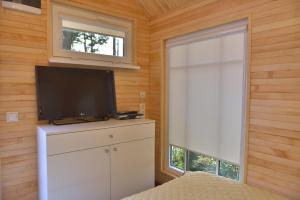 TV a/nebo společenská místnost v ubytování Jurmala Guest House Markiza