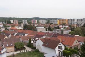 Vista generica su Štětí o vista sulla città dall'interno dell'hotel