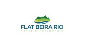 a logo for a hotel and restaurant at Flat Beira Rio in Ribeira