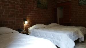Postel nebo postele na pokoji v ubytování Hotel Rex