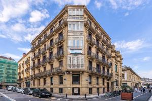The building in which a vendégházakat is located