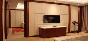 TV a/nebo společenská místnost v ubytování Jiangsu Haizhou Bayview Conference Center