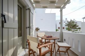 Balkón alebo terasa v ubytovaní Aphrodite Luxury Apartments