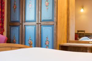Posteľ alebo postele v izbe v ubytovaní Hotel Pontiglia
