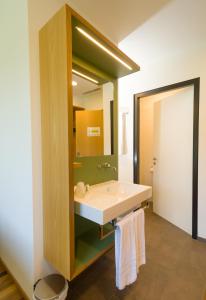 Phòng tắm tại Business Motel Feldkirch