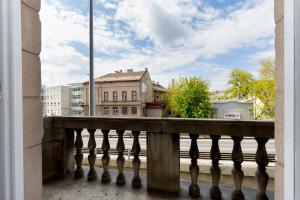 Balkón alebo terasa v ubytovaní F4 Fiumei Apartment