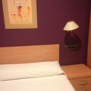 Postel nebo postele na pokoji v ubytování Hostal Meseguer