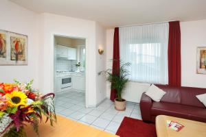 Kuchyň nebo kuchyňský kout v ubytování Posthotel Usseln