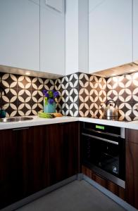 Kuchyňa alebo kuchynka v ubytovaní Apartament Wśród Drzew