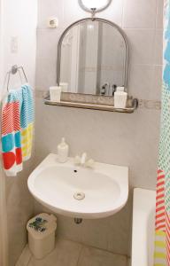 A bathroom at Lidó Társasnyaraló
