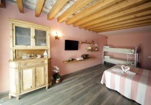 Postel nebo postele na pokoji v ubytování La Bosca agriturismo